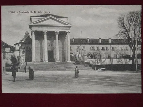 UDINE Santuario Beata Vergine delle Grazie, viaggiata 1908 f/p #928