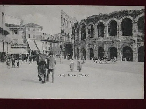 VERONA Arena animata carrozze viaggiata “900 #1168