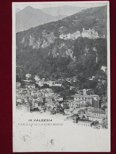VARALLO Valsesia – Sacro Monte fp viaggiata 1905 #1404