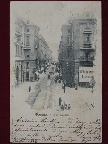 TORINO VIA MILANO “900 VIAGGIATA #1437