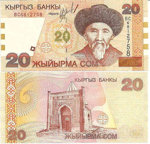 KYRGIKISTAN 20 COM Fds #B192