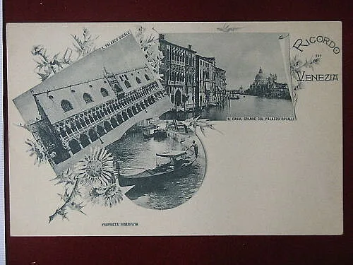 VENEZIA Ricordo Vedute, no viaggiata, “900 #4609