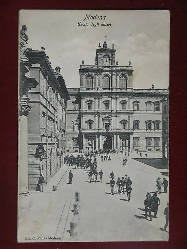 MODENA Uscita degli Allievi- viaggiata animata “900 #8180