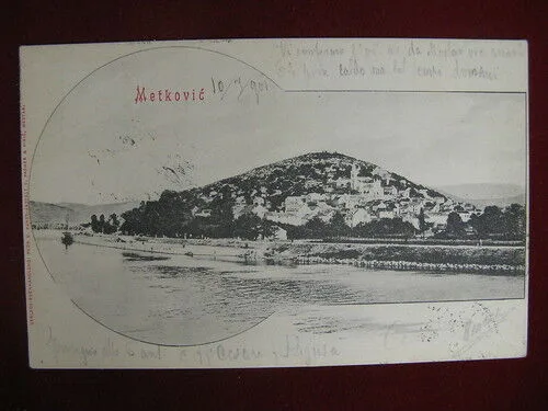 METKOVIC CROAZIA viaggiata “900 f/p #10226