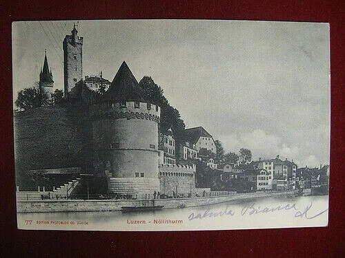 LUZERN NOLLITHURM SVIZZERA viaggiata “900 #10586