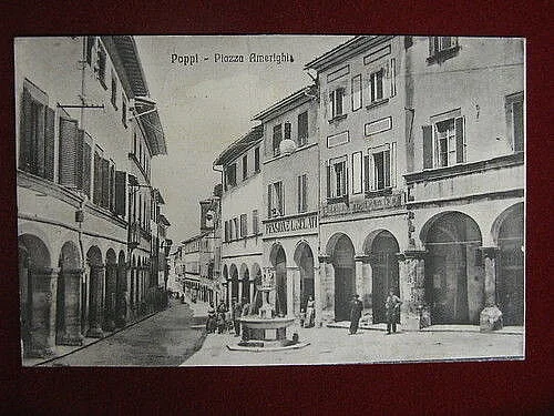 POPPI Piazza Amerighi viaggiata animata anni 10 #10636