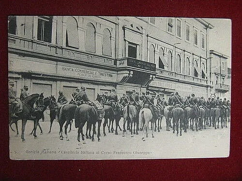 Gorizia Italiana Cavalleria viaggiata anni 10 #10763