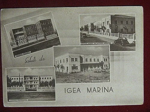 IGEA MARINA Varie Vedute no viaggiata FG, anni 50 #11007
