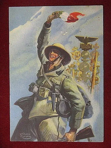 illustrata PISANI V Africa Orientale AOI anni 40 no viaggiata FG #11117