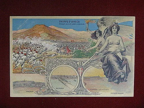 illustrata TRUPPE D’AFRICA no viaggiata anni 10 #11032