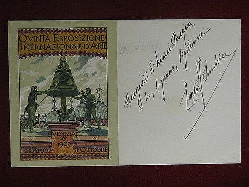 illustrata VENEZIA 5° Esposizione Internazionale d’Arte 1903 viaggiata #2920