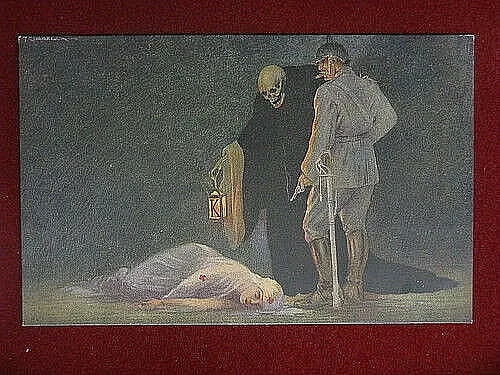 illustrata CORBELLA Miss Cavell L’ Assassino no viaggiata anni 10 #6291
