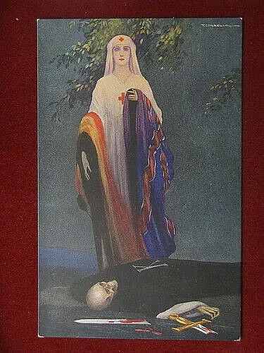 illustrata CORBELLA Miss Cavell La Vittoria no viaggiata anni 10 #8701
