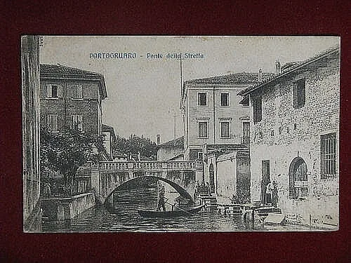 PORTOGRUARO Ponte della Stretta animata viaggiata “900 #10001