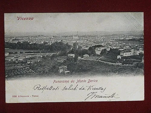 VICENZA Panorama da Monte Berico viaggiata “900 #10056