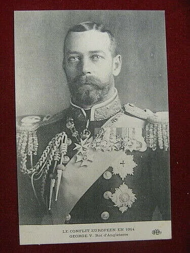 GIORGIO V Re d’Inghilterra non viaggiata anni 10 #10229