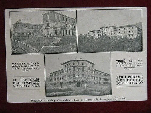 MILANO Ospizio Nazionale viaggiata anni 10 #10134