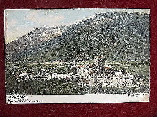 SVIZZERA Bellinzona Castello no viaggiata “900 #10019