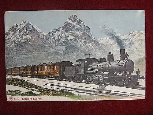SVIZZERA Gotthard Express treno viaggiata “900 #10018