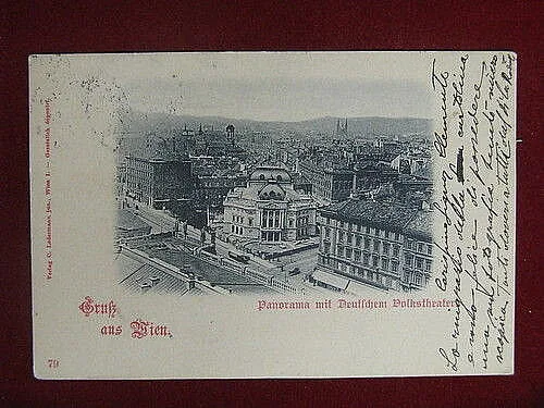 VIENNA AUSTRIA Panorama viaggiata “900 #10120