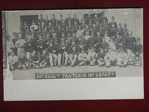 FANTERIA 10^ COMPAGNIA 26° REGG.TO no viaggiata “900 #10383