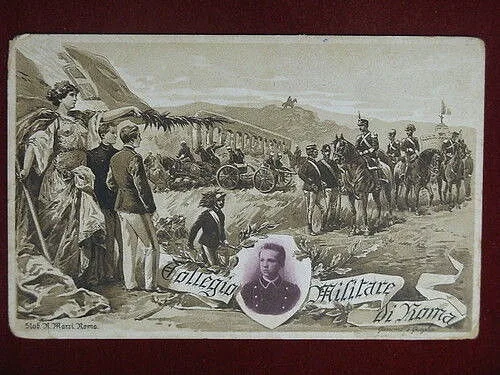 illustrata COLLEGIO MILITARE DI ROMA viaggiata “900 #10466