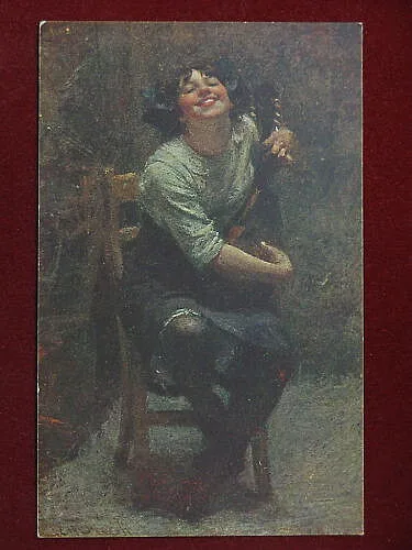 ANDREOLI A. illustrata EBBREZZA no viaggiata anni 10 #8855