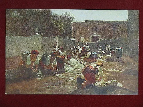 LAVANDAIE illustrata no viaggiata anni 10 #8859