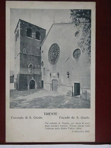 TRIESTE Facciata di S. Giusto non viaggiata anni 10 #5784