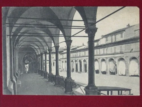 FERMO PIAZZA VITTORIO EMANUELE II ANNI 20 VIAGGIATA #2771