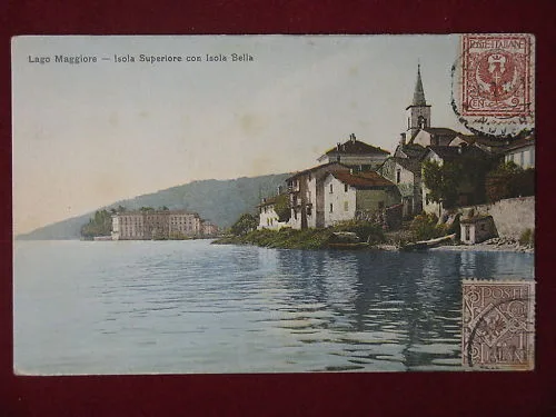 ISOLA SUPERIORE CON ISOLA BELLA VIAGGIATA #4613