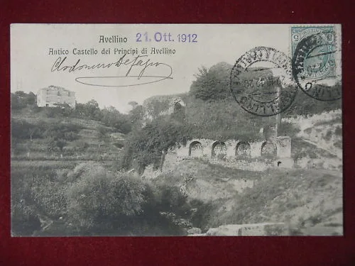 AVELLINO CASTELLO DEI PRINCIPI 1912 VIAGGIATA #6835