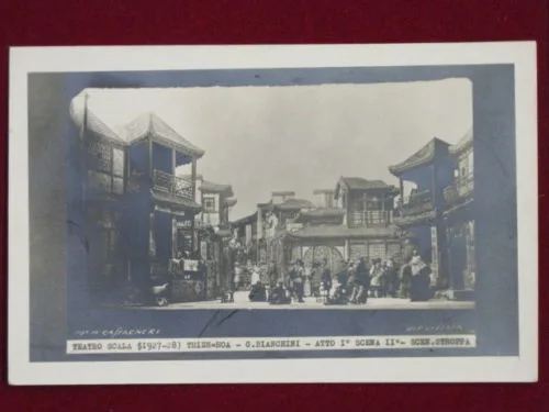 MILANO TEATRO SCALA 1928 NON VIAGGIATA #1963