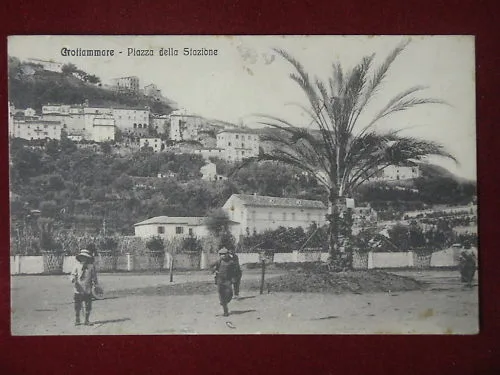 GROTTAMMARE PIAZZA STAZIONE ANNI 10 VIAGGIATA #6373