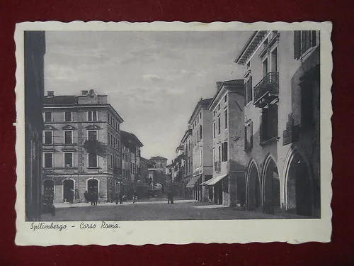 SPILIMBERGO CORSO ROMA ANNI 30 VIAGGIATA #6213