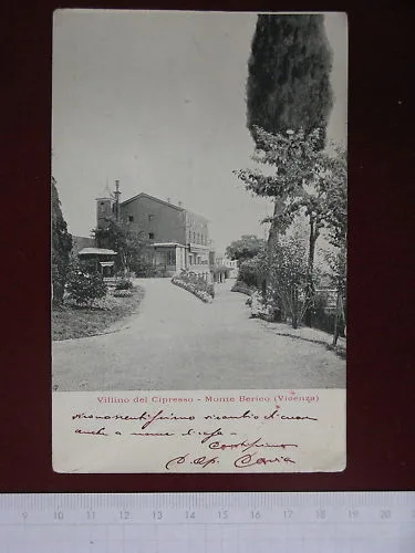 MONTEBERICO Villino del Cipresso ANNI 20 viaggiata #3857