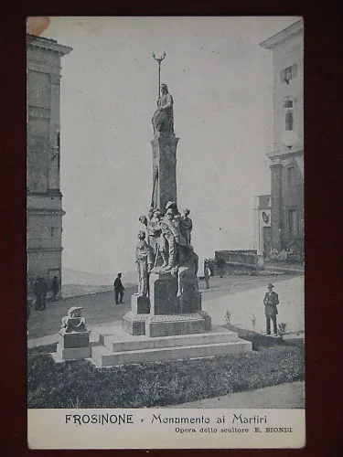 FROSINONE MONUMENTO MARTIRI NON VIAGGIATA #6361