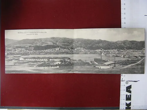 MESSINA cartolina doppia NON VIAGGIATA f/p #6529