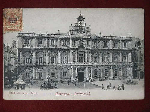 CATANIA UNIVERSITA’ VIA ETNEA ”900 VIAGGIATA f/p #6543