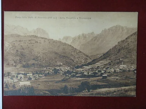 VALLE DI PRIMIERO Panorama no viaggiata anni 20 #4481