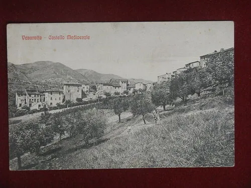 VENAROTTA Castello animata viaggiata anni 30 #9992