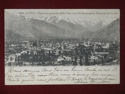 AOSTA PANORAMA “900 VIAGGIATA #6979