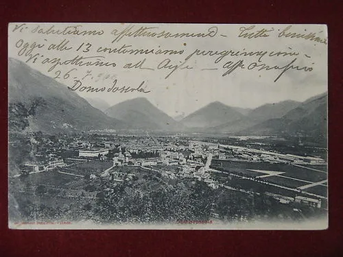 DOMODOSSOLA PANORAMA “900 VIAGGIATA #7051