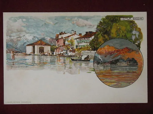 ISOLA BELLA PANORAMA NON VIAGGIATA #7104