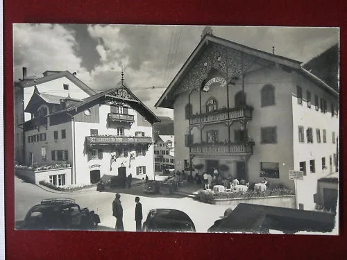 VAL GARDENA Hotel Posta e Aquila no viaggiata anni 50 #4467