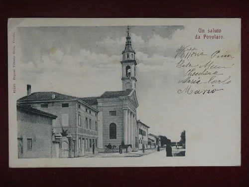 Un saluto da POVOLARO viaggiata “900 f/p #10164