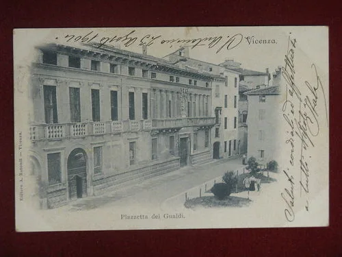 VICENZA Piazzetta dei Gualdi viaggiata “900 #10055