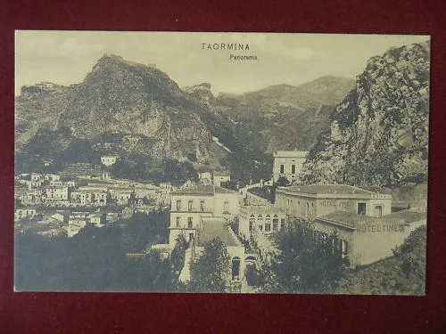 TAORMINA Panorama non viaggiata anni 10 #7923