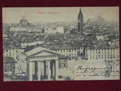 MILANO Panorama viaggiata “900 #2991