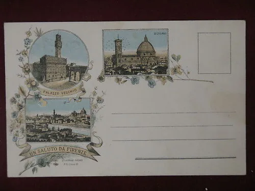 FIRENZE Varie Vedute illustrata non viaggiata “900 #8008